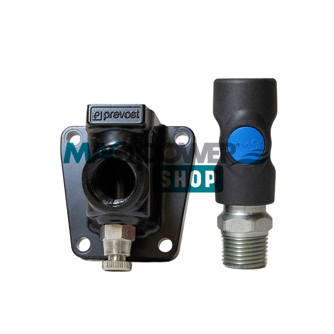 ISI 061203WK | ACOPLE DE PARED MONO ISO B DE 1/2" FNPT | PREVOST