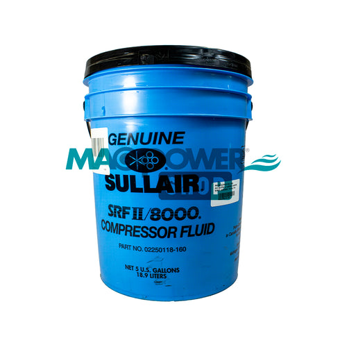 Aceite lubricante Sullair SRF-II 8000 18.9 lts no. parte 02250118-160