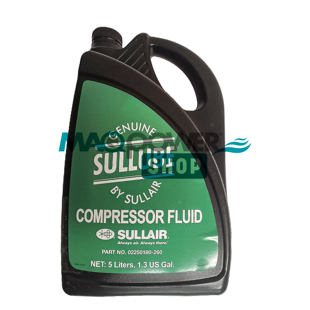 Aceite lubricante Sullube Sullair 5 litros no. parte 02250180-260