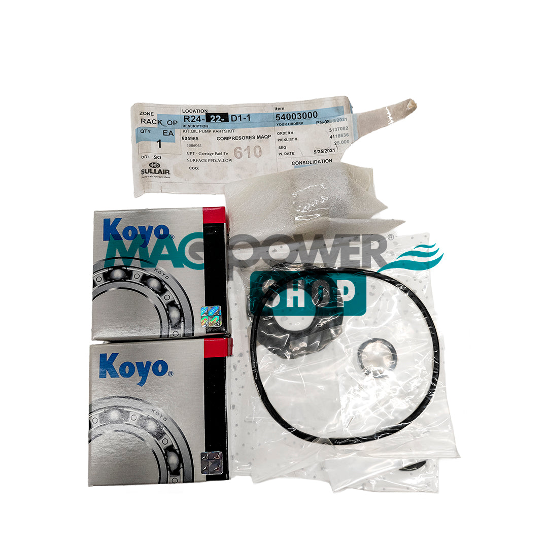 Kit reparación bomba de lubricación Sullair no. parte 54003000