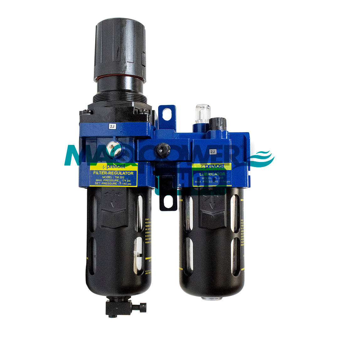 TB PSM203 | CONJUNTO FRL DE 1/2" FNPT | PREVOST